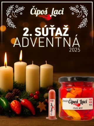 🎄 SÚŤAŽ K DRUHÉMU ADVENTNÉMU TÝŽDŇU 🎄🕯️ 🌶 VYHRAJ ZÁVÁRANÉ + MLETÉ CHILLI 🌶 👉 1. Sleduj nás na Instagrame 👍 👉 2. Daj Like...